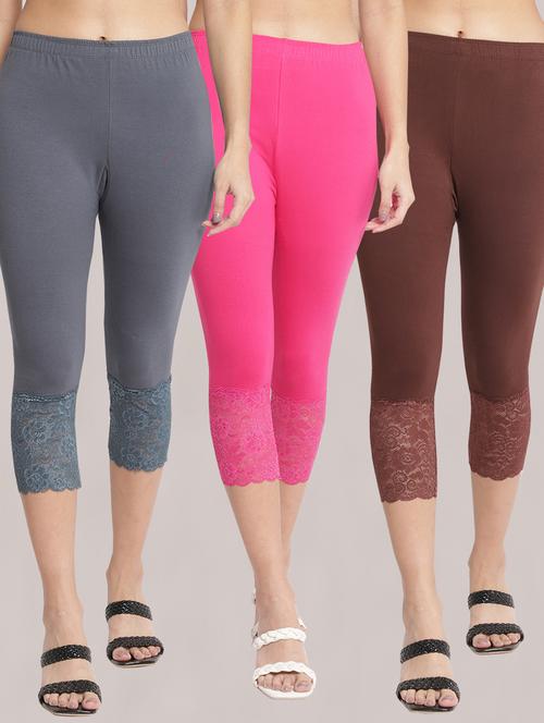 pack of 3 capri leggings - 19295655 - Standard Image - 0