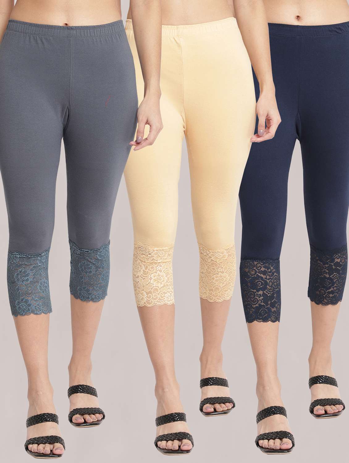 pack of 3 capri leggings 