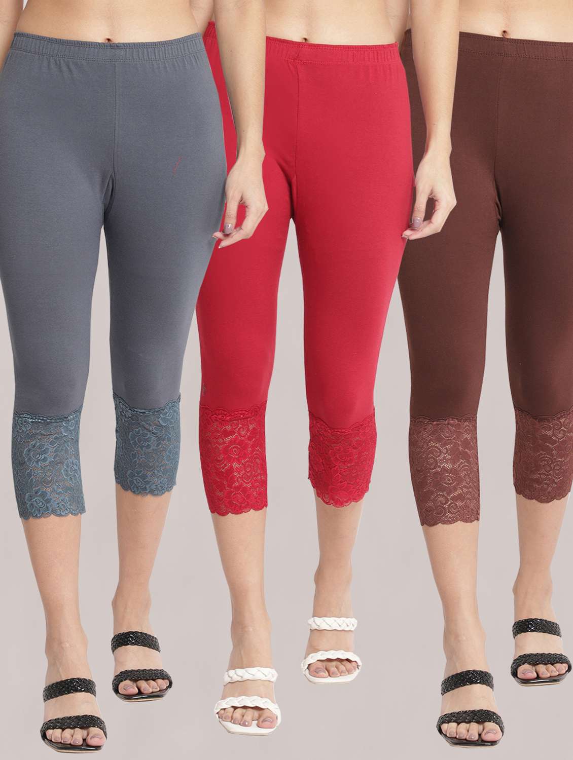 pack of 3 capri leggings 
