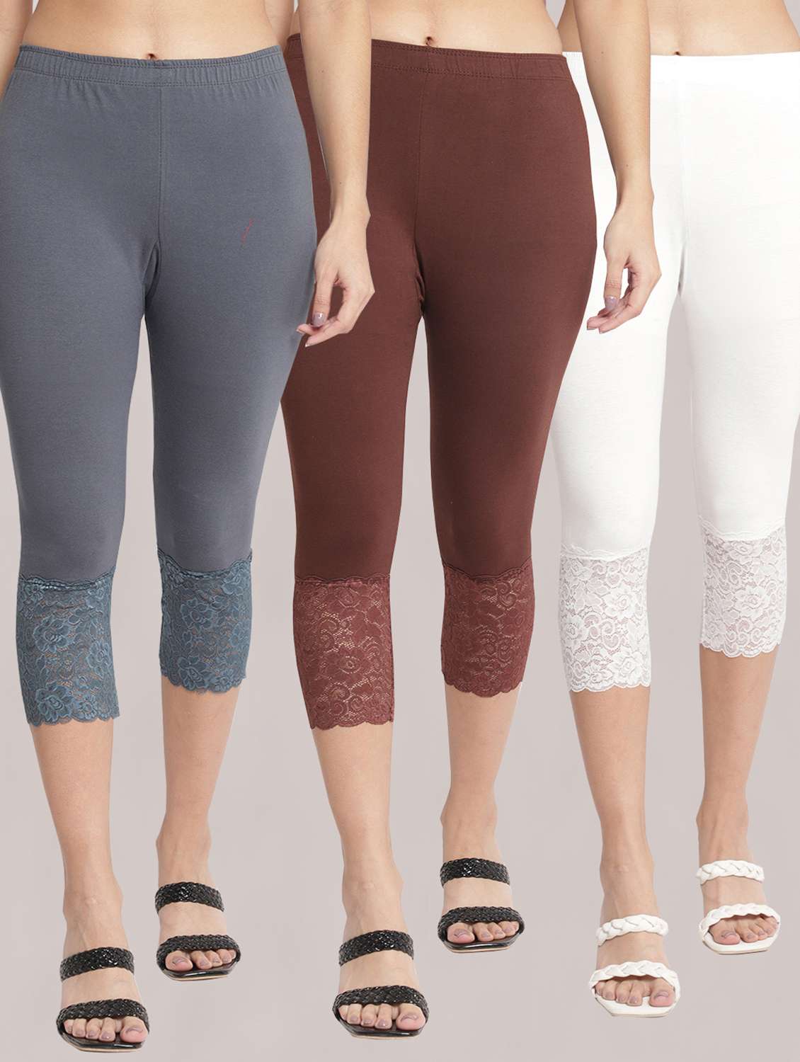 pack of 3 capri leggings 