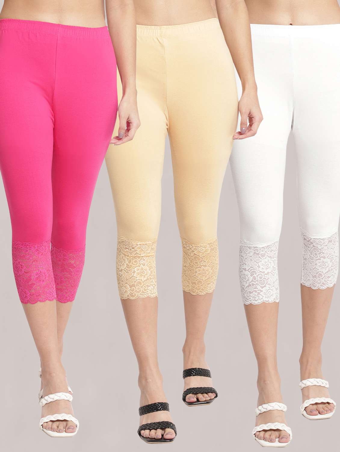 pack of 3 capri leggings 