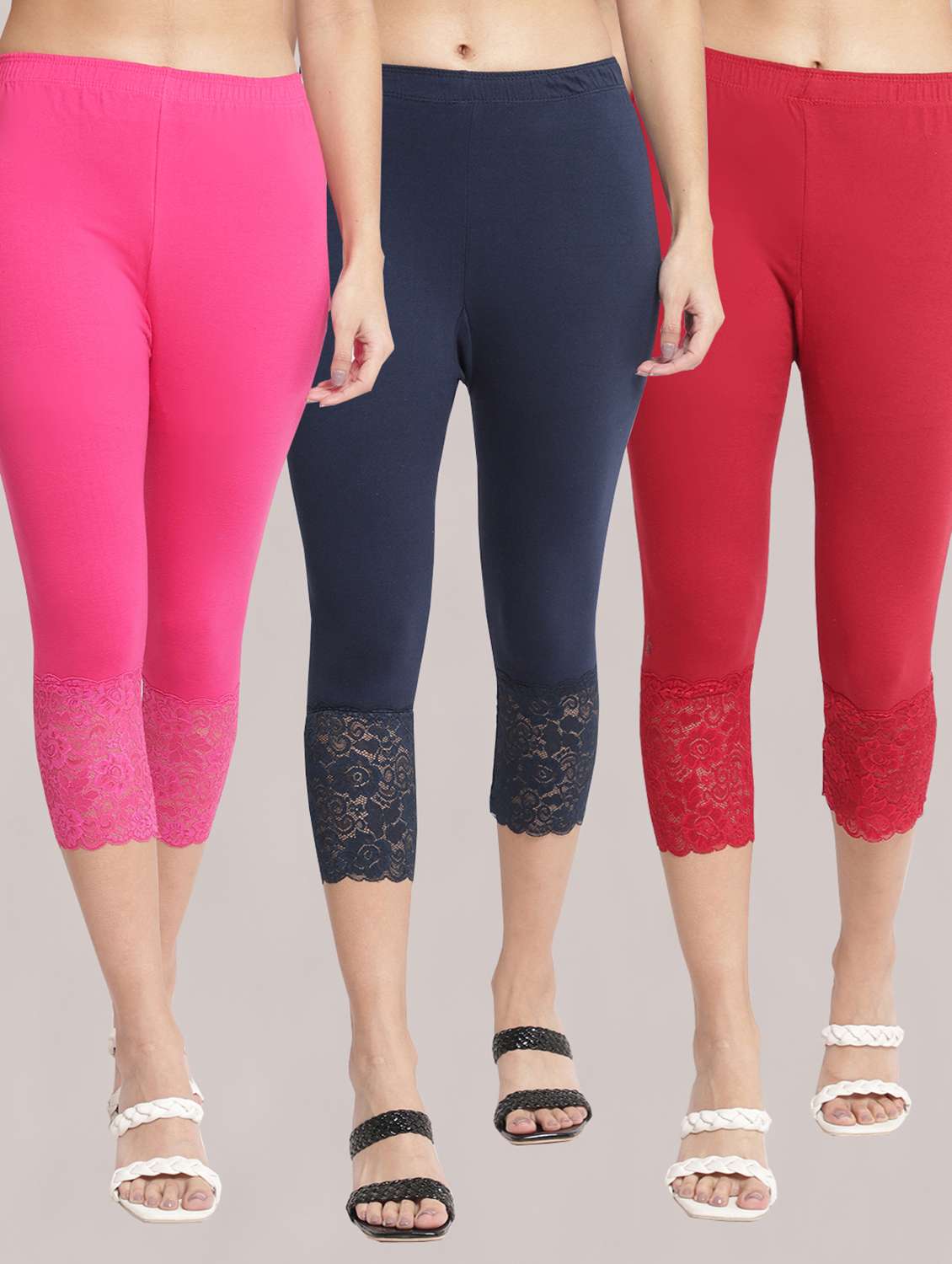 pack of 3 capri leggings 
