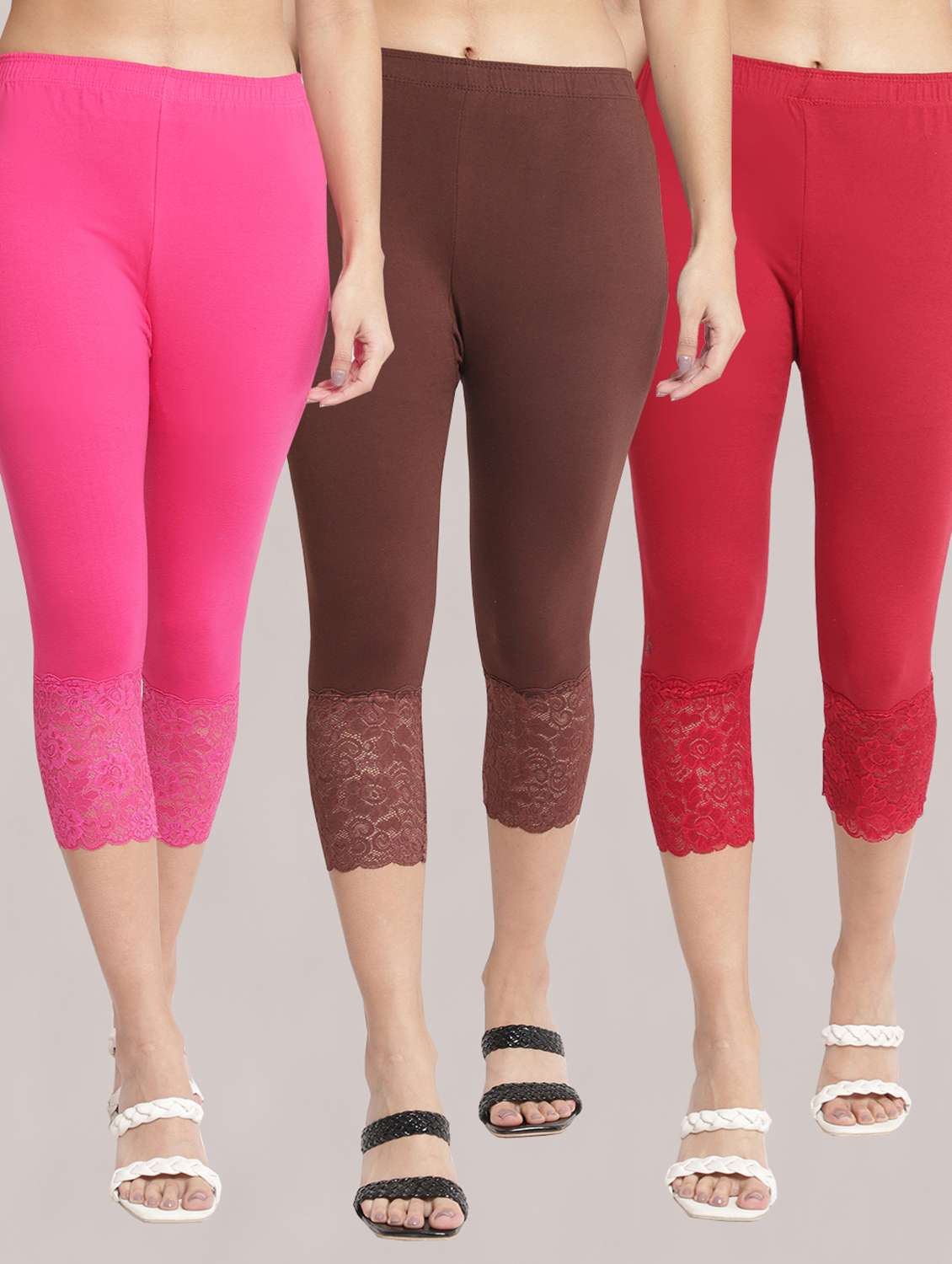 pack of 3 capri leggings 