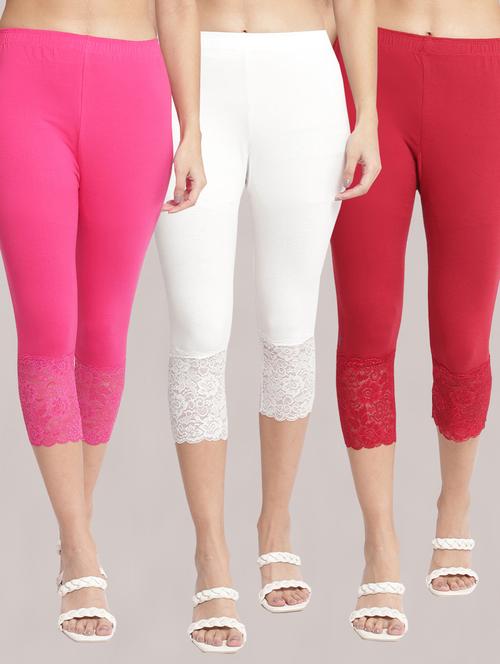pack of 3 capri leggings - 19295673 - Standard Image - 0