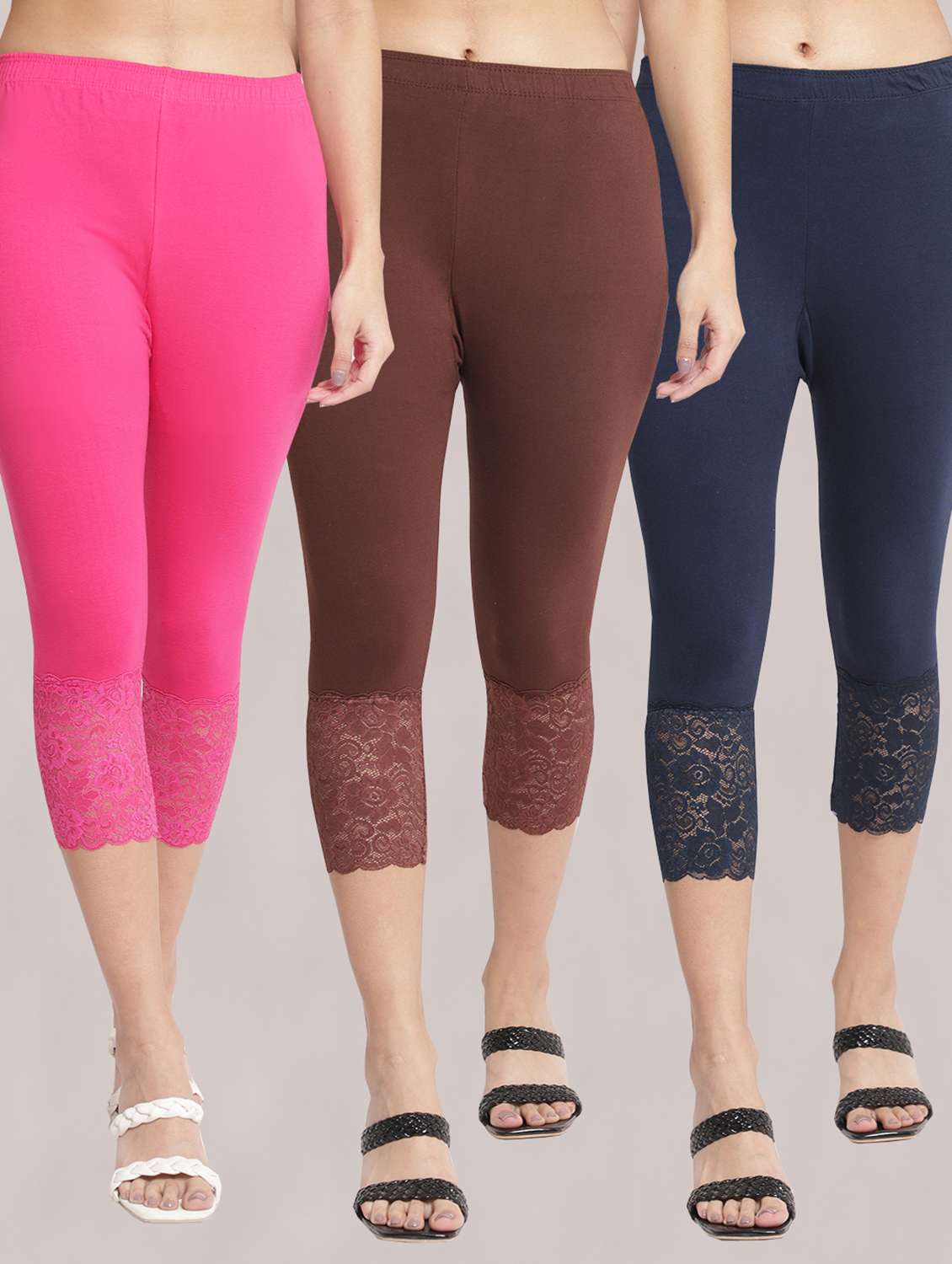 pack of 3 capri leggings 