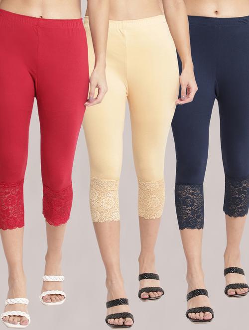 pack of 3 capri leggings - 19295677 - Standard Image - 0