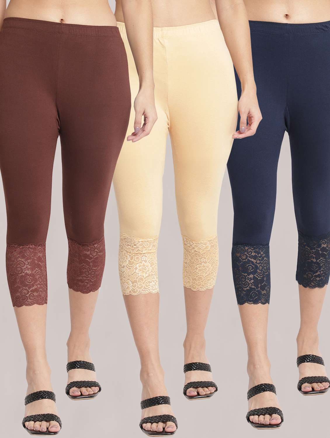 pack of 3 capri leggings 