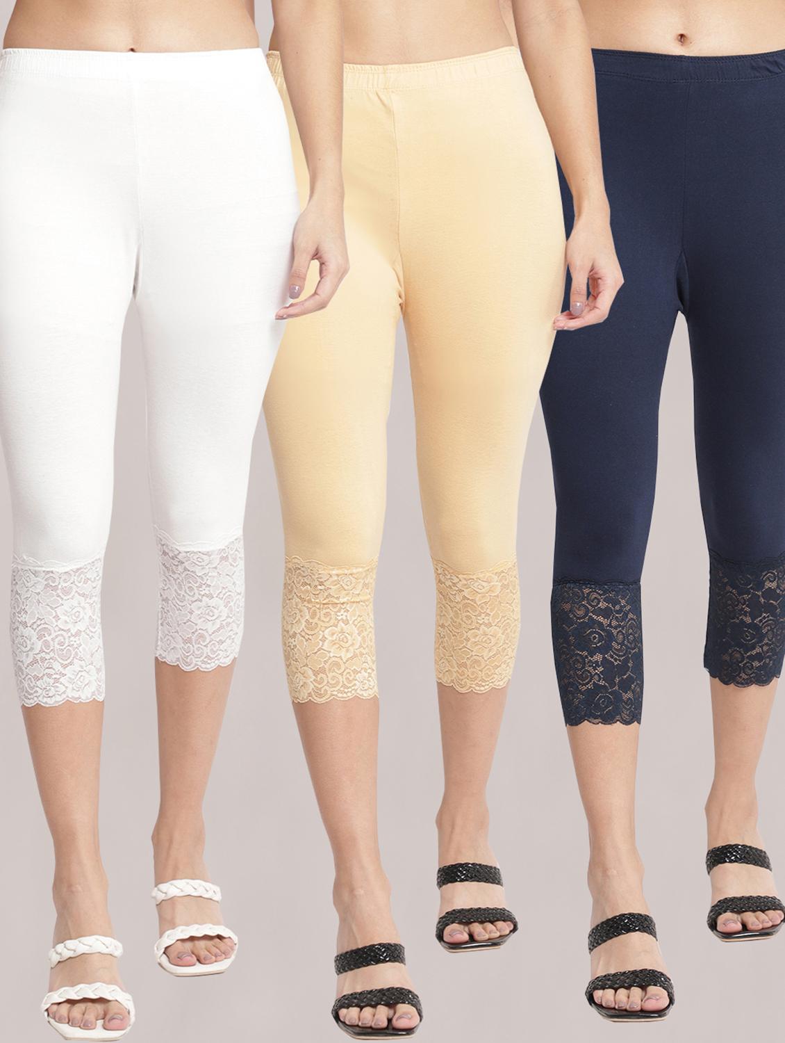 pack of 3 capri leggings - 19295681 - Zoom Image - 0