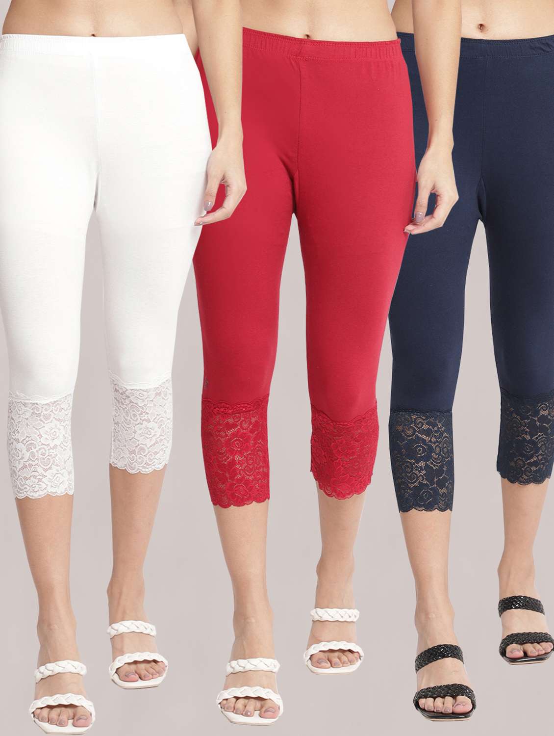 pack of 3 capri leggings 