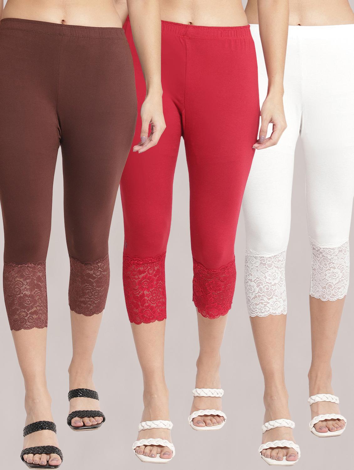 pack of 3 capri leggings - 19295685 - Zoom Image - 0