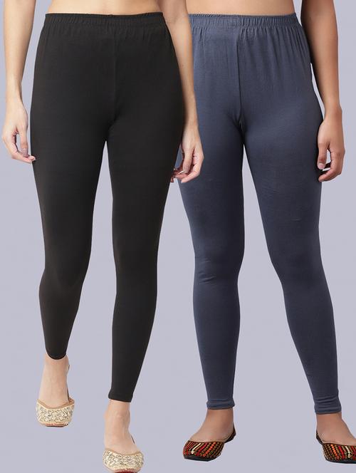 pack of 2 solid leggings - 19295706 -  Standard Image - 0
