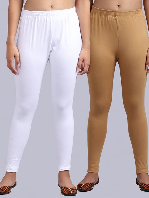 pack of 2 solid leggings - 19295735 - Standard Image - 0