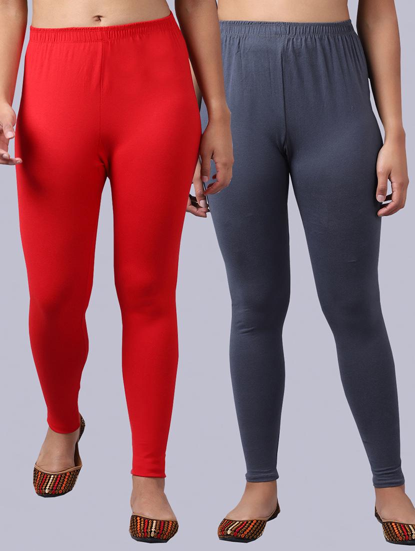 pack of 2 solid leggings - 19295737 - Zoom Image - 0
