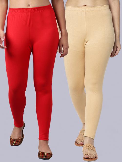 pack of 2 solid leggings - 19295742 - Standard Image - 0