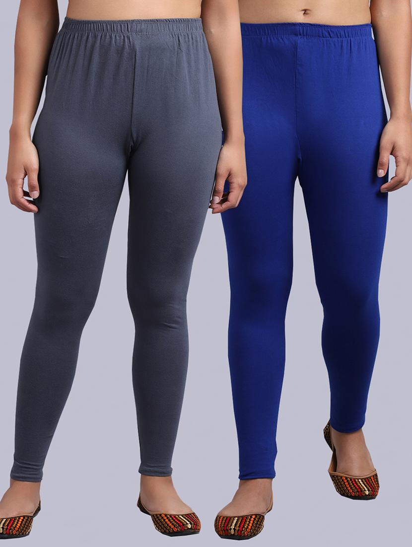pack of 2 solid leggings - 19295752 - Zoom Image - 0