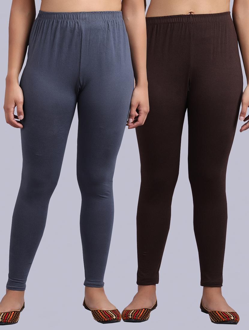 pack of 2 solid leggings - 19295761 - Zoom Image - 0