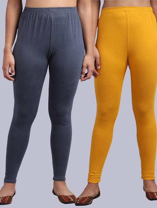 pack of 2 solid leggings - 19295763 -  Standard Image - 0