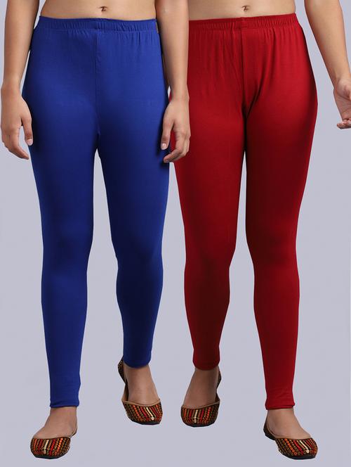 pack of 2 solid leggings - 19295771 - Standard Image - 0