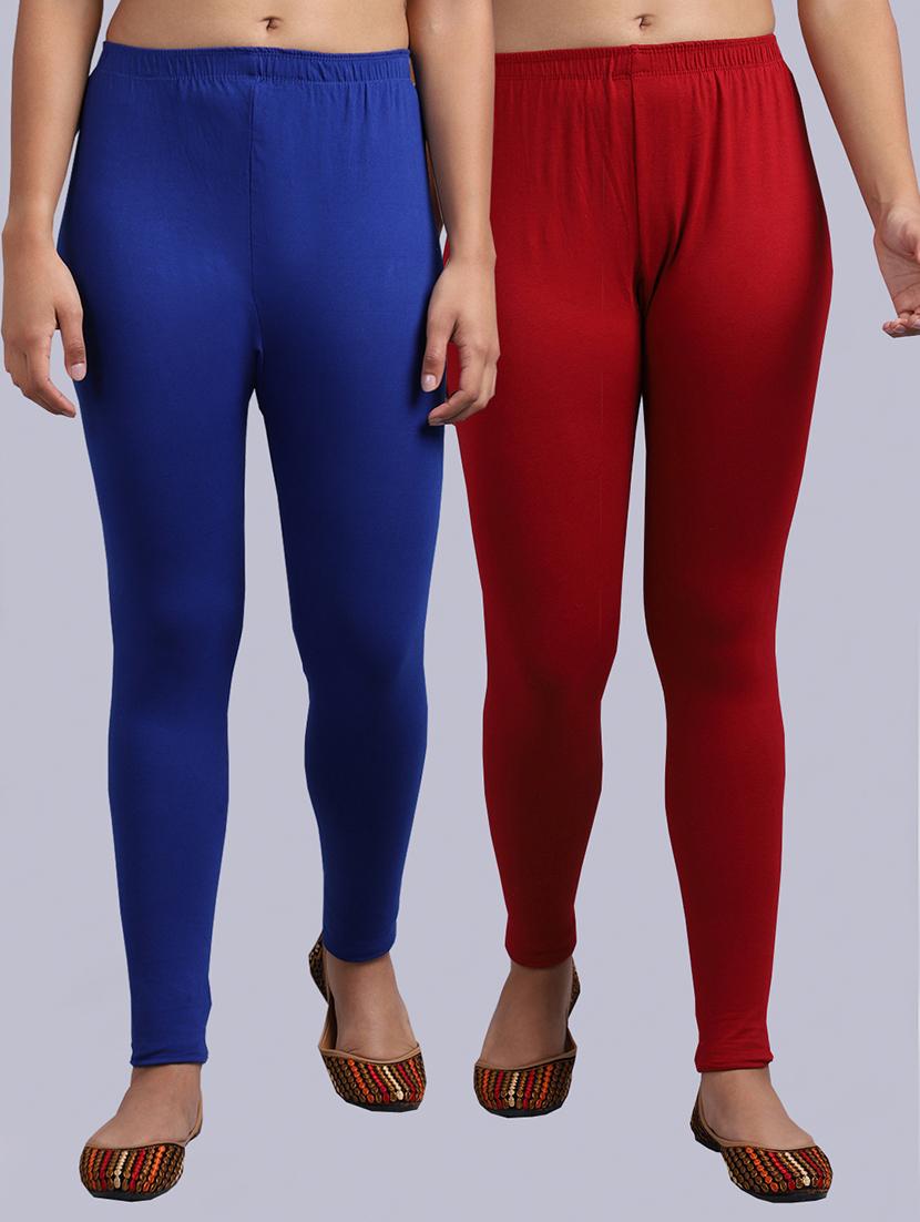 pack of 2 solid leggings - 19295771 - Zoom Image - 0