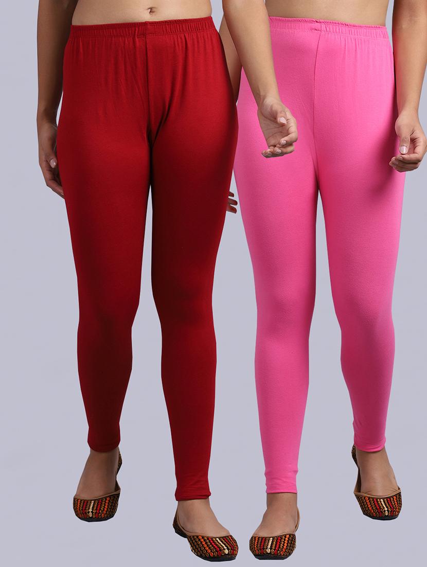 pack of 2 solid leggings - 19295821 - Zoom Image - 0