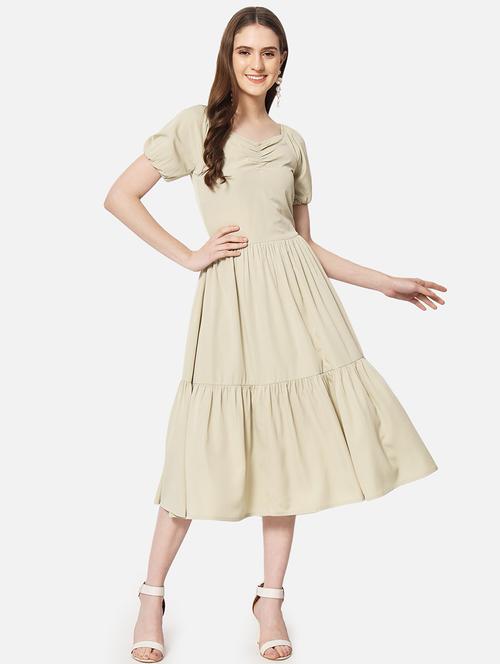 women's solid tiered dress  - 19296306 -  Standard Image - 0