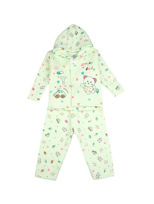 girls printed hooded twin set - 19296929 - Standard Image - 0