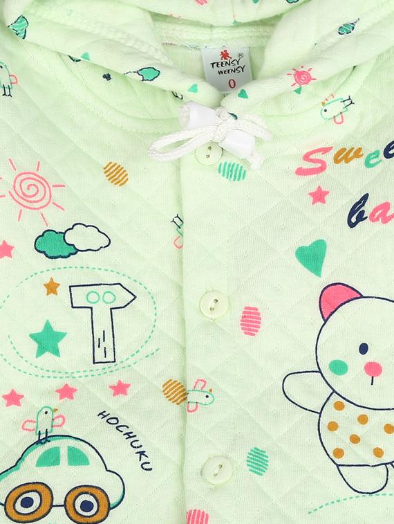 girls printed hooded twin set - 19296929 - Standard Image - 3