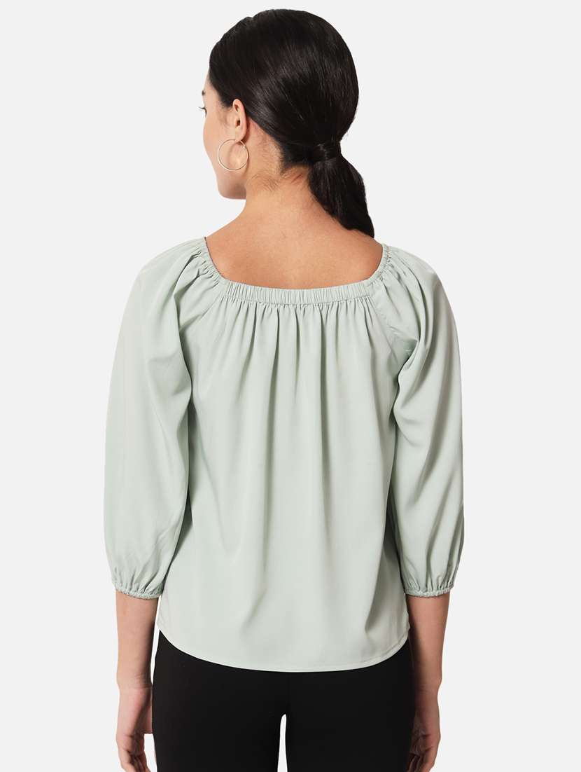 women's straight square neck top - 19297673 -  Standard Image - 3