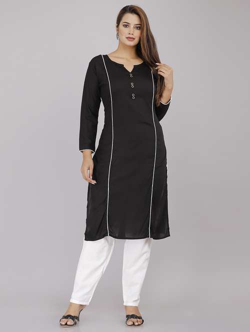 women's straight kurta - 19298016 -  Standard Image - 0