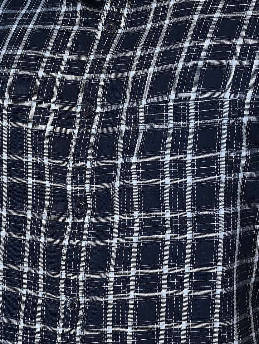 mens checks casual shirt - 19298163 - Standard Image - 5
