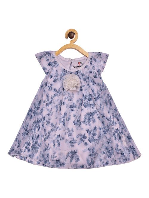 girls round neck cap sleeve frock - 19298193 -  Standard Image - 0