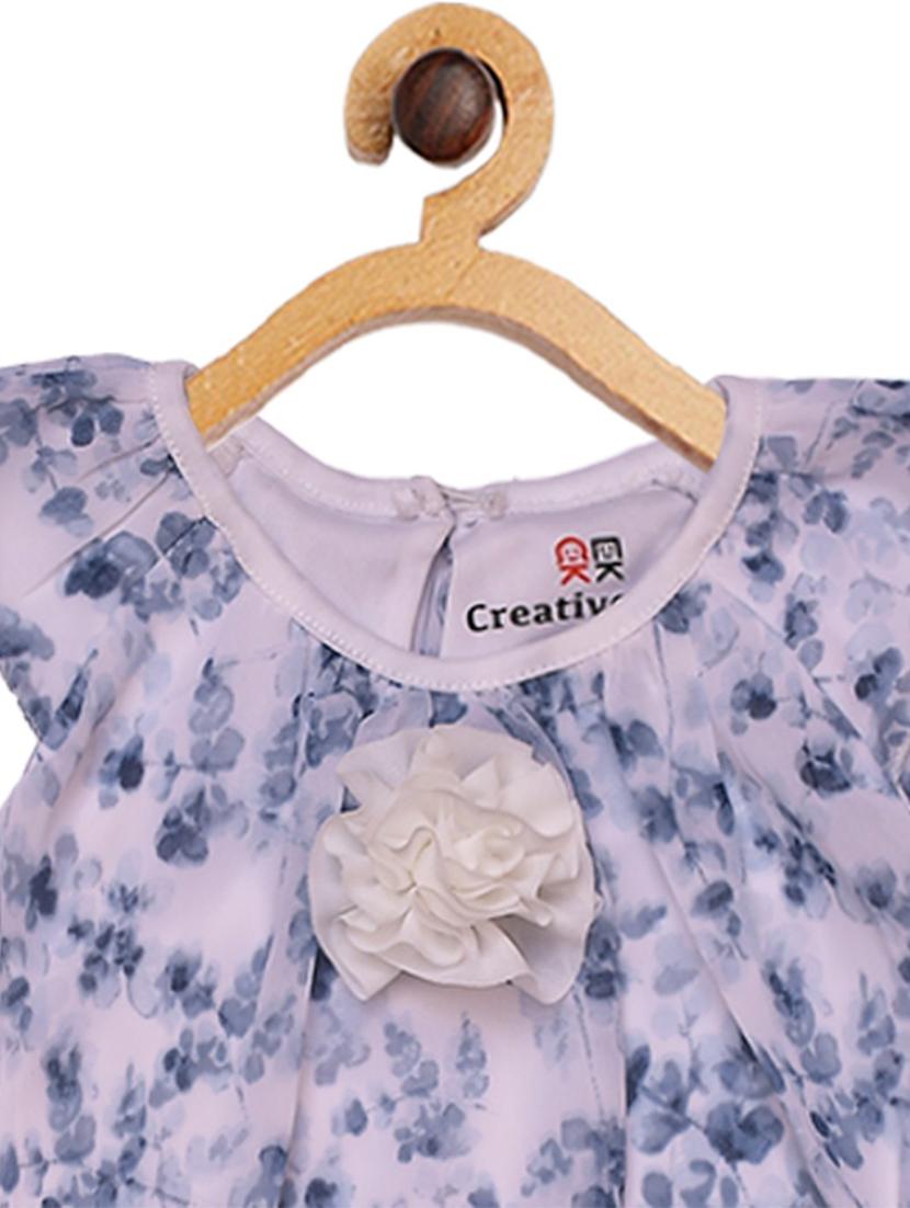girls round neck cap sleeve frock - 19298193 - Standard Image - 3