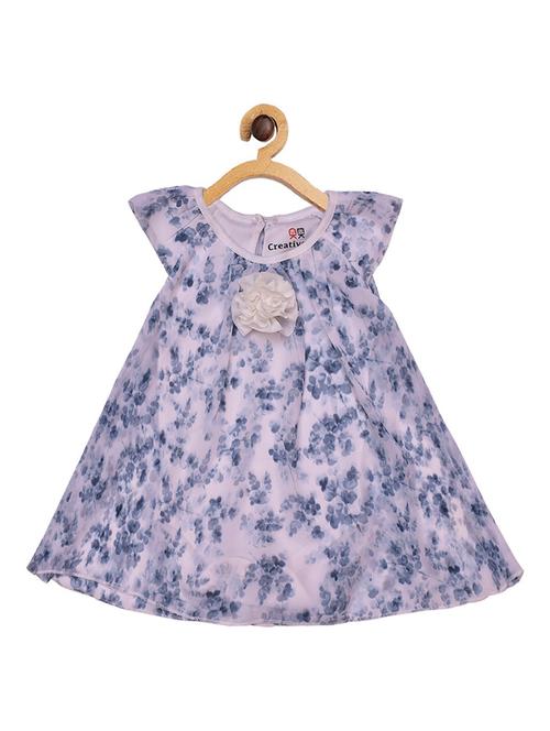 girls round neck cap sleeve frock - 19298194 -  Standard Image - 0