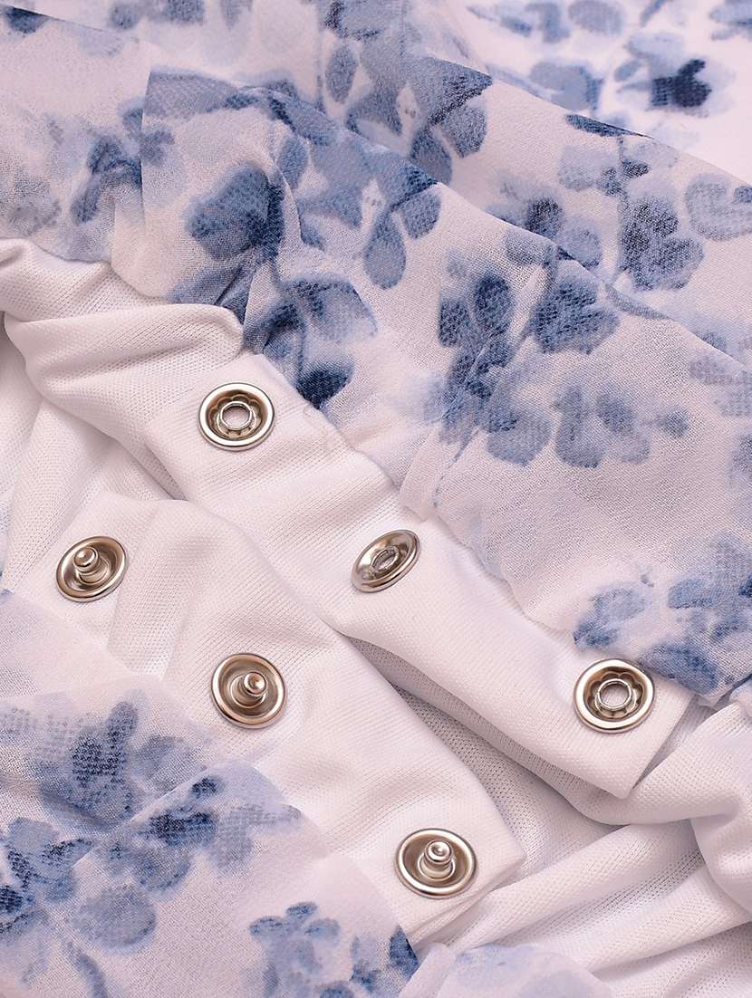 girls white printed frock - 19298253 -  Standard Image - 3