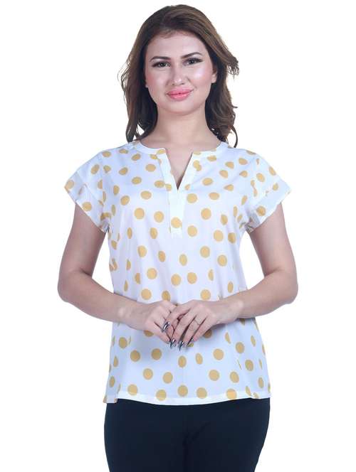 women white printed regular top - 19298353 -  Standard Image - 0