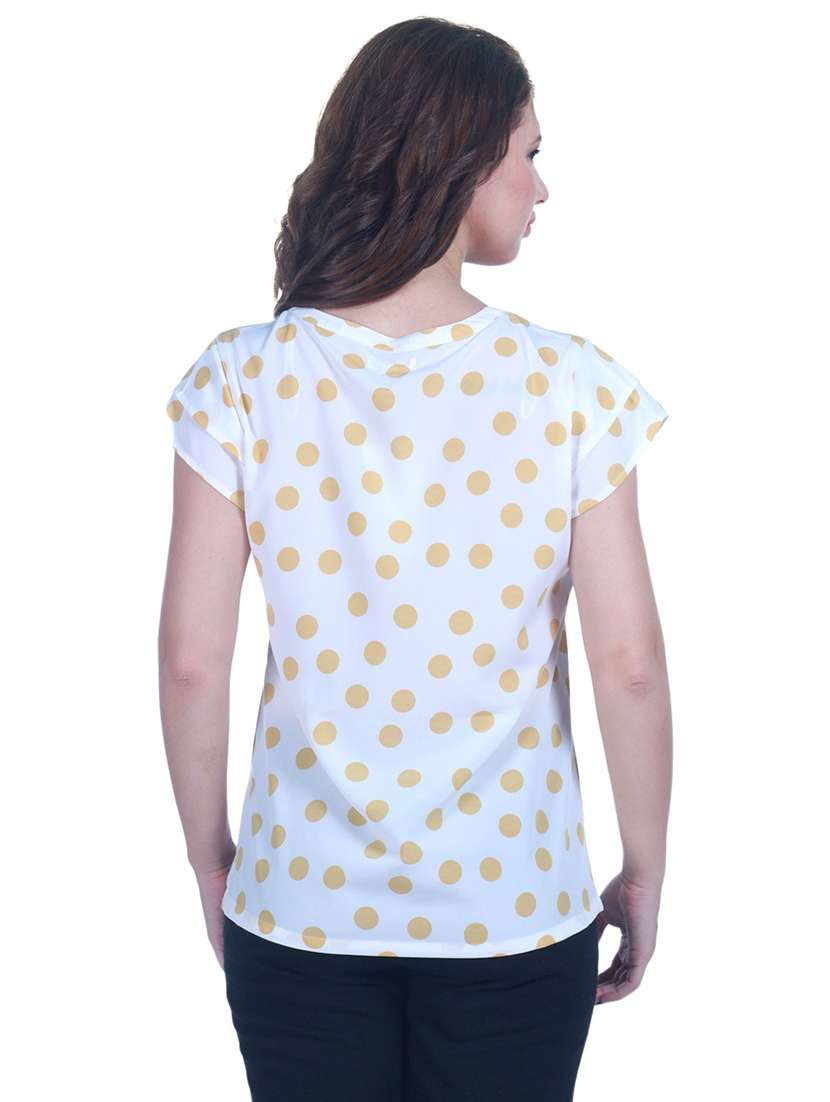 women white printed regular top - 19298353 -  Standard Image - 3