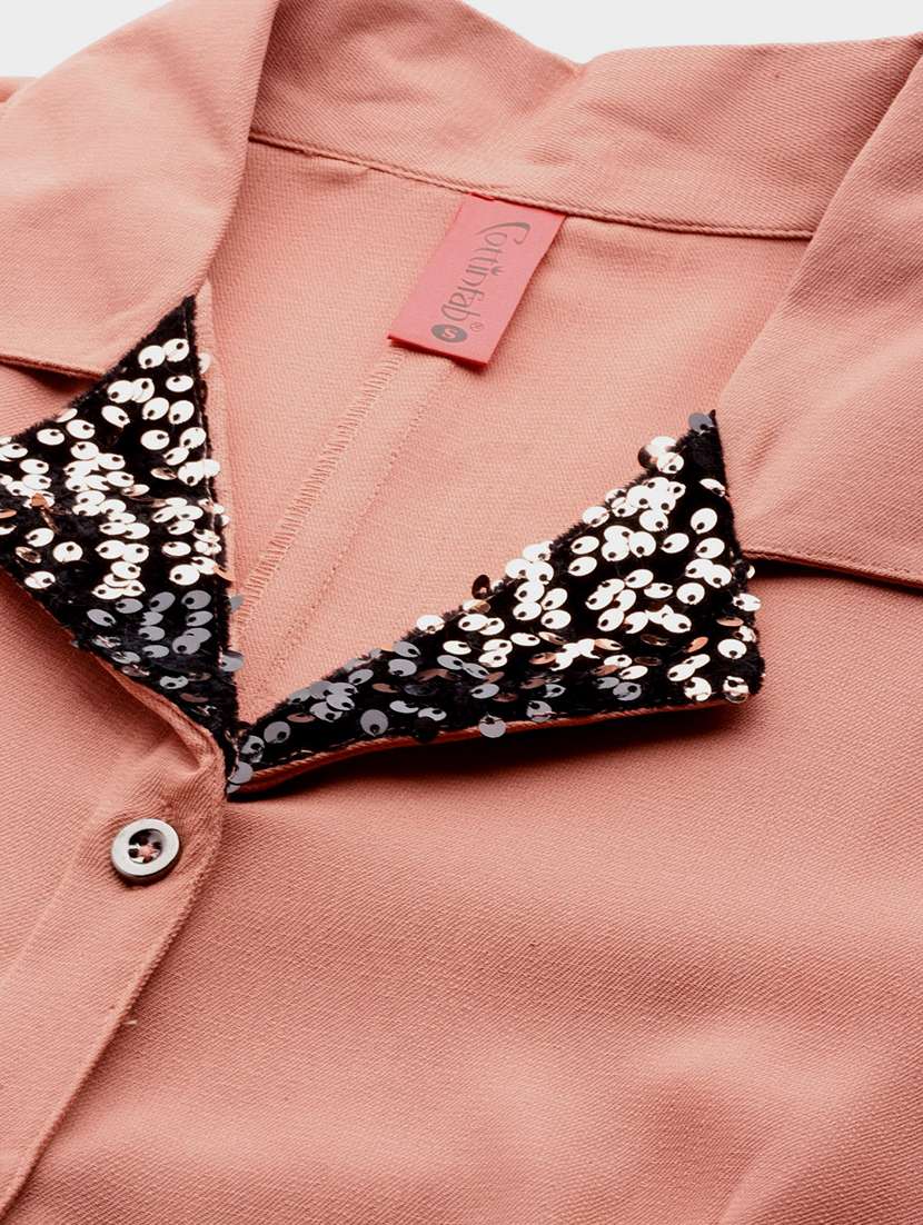 solid top and trouser set - 19298808 -  Standard Image - 3