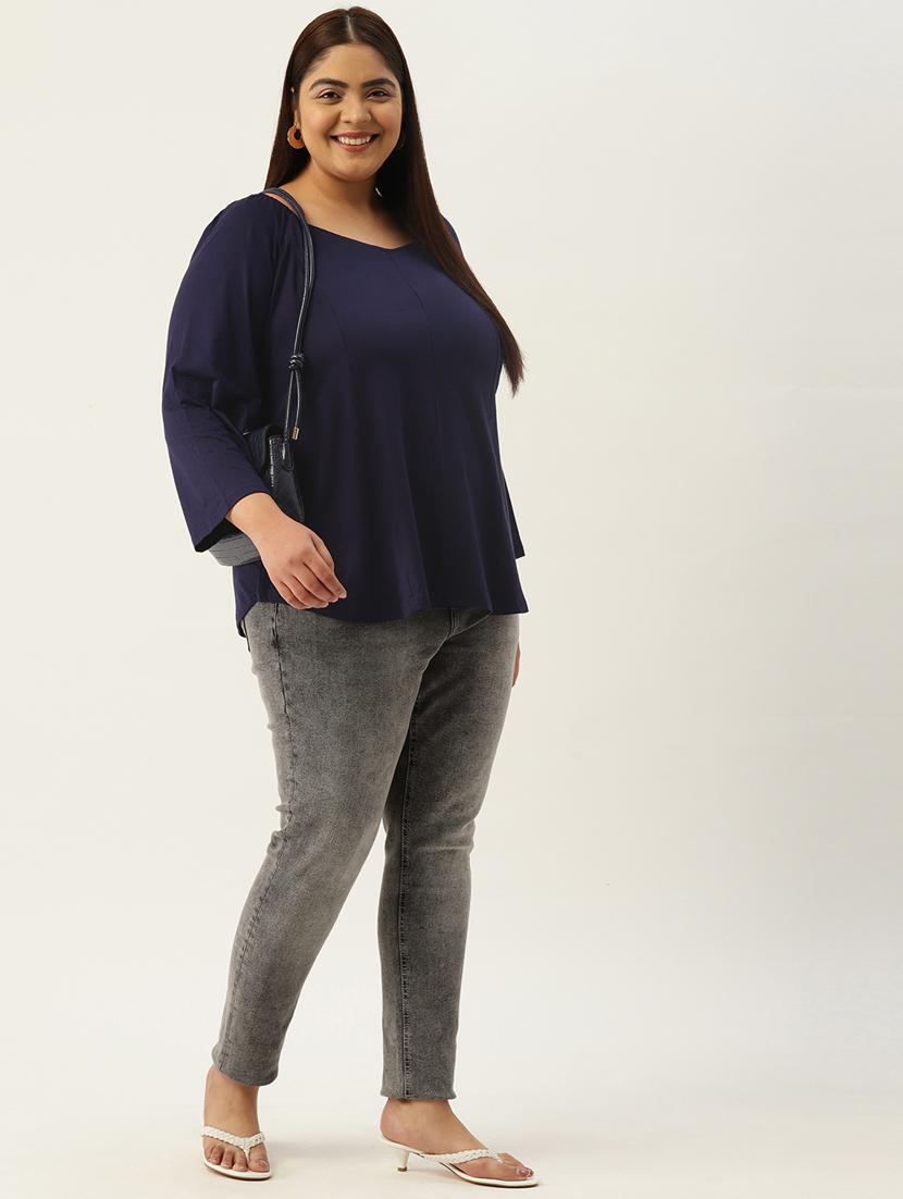 women's straight sweetheart neck top - 19300075 - Standard Image - 3