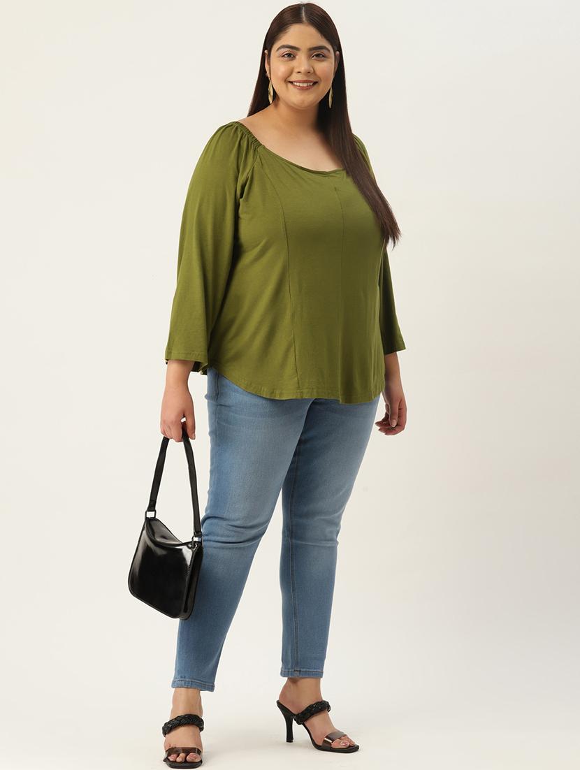 women's straight sweetheart neck top - 19300079 - Standard Image - 3