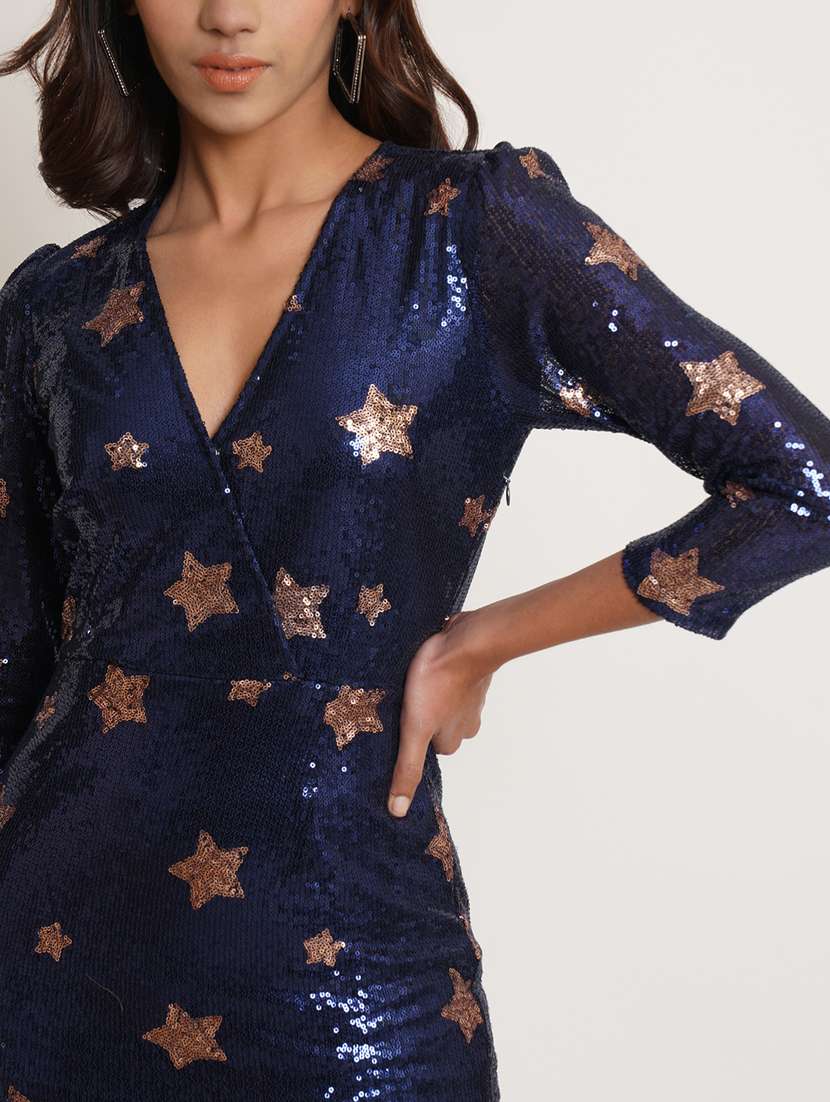 women's bodycon sequined dress - 19300093 -  Standard Image - 3