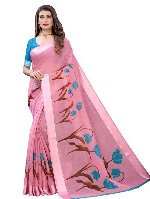 floral printed saree - 19301754 -  Standard Image - 0