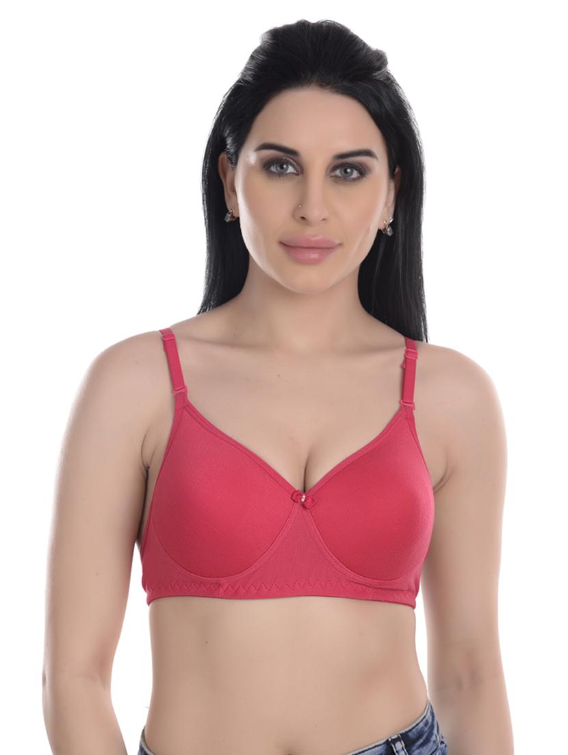 pink nylon regular bra - 19302341 - Zoom Image - 0