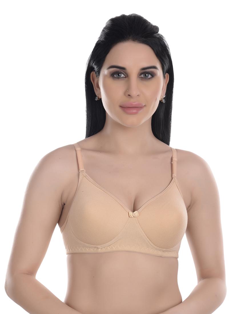 beige nylon regular bra - 19302344 - Zoom Image - 0