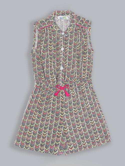 girls printed full length jumpsuit - 19302392 - Standard Image - 0