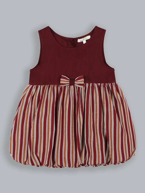 girls round neck sleeveless frock - 19302442 - Standard Image - 0