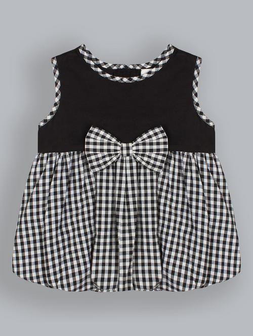 girls round neck sleeveless frock - 19302464 - Standard Image - 0