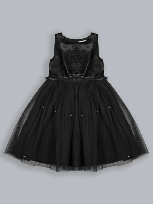 girls round neck sleeveless frock - 19302465 -  Standard Image - 0