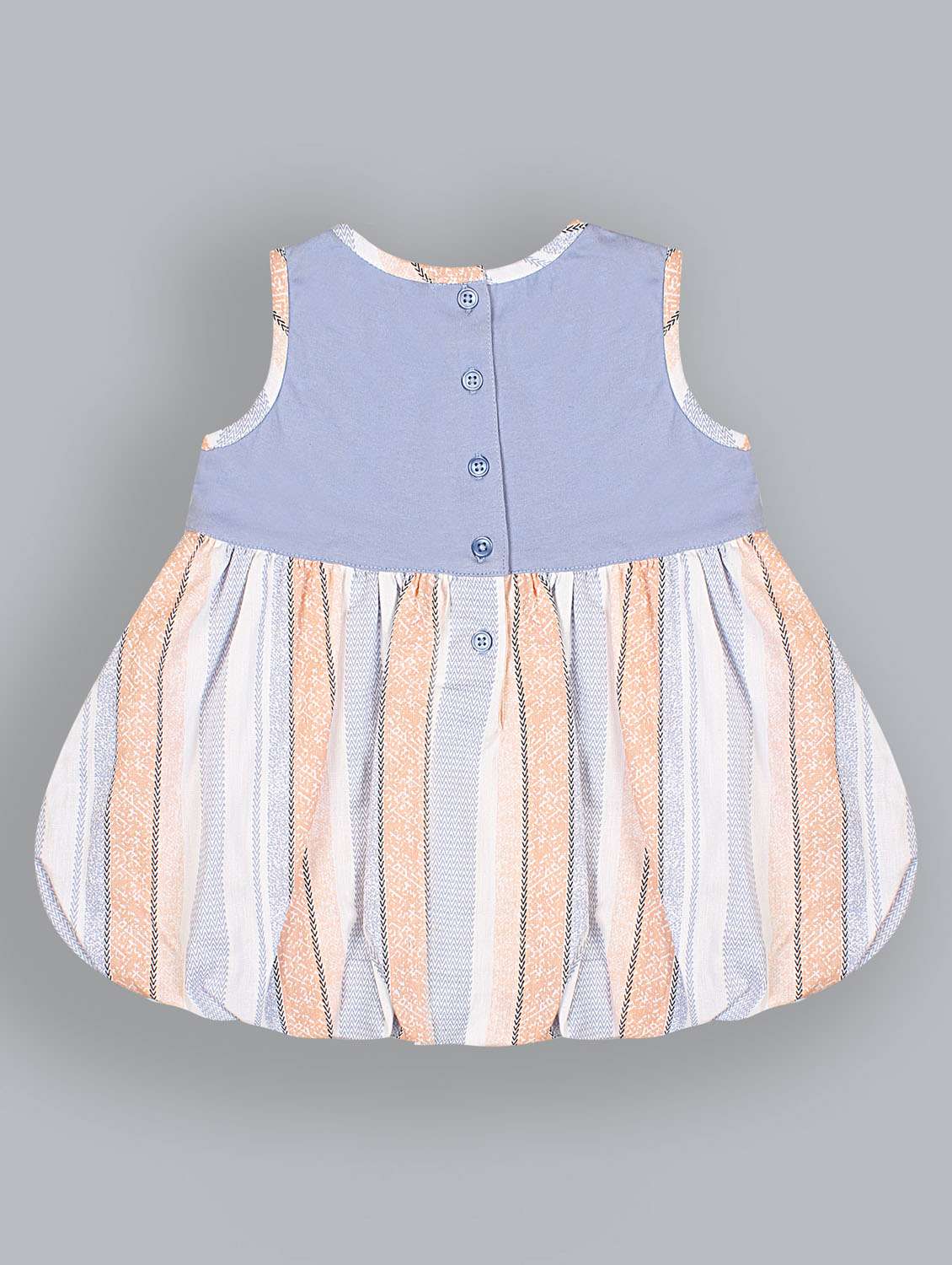 Girls Round Neck Sleeveless Frock