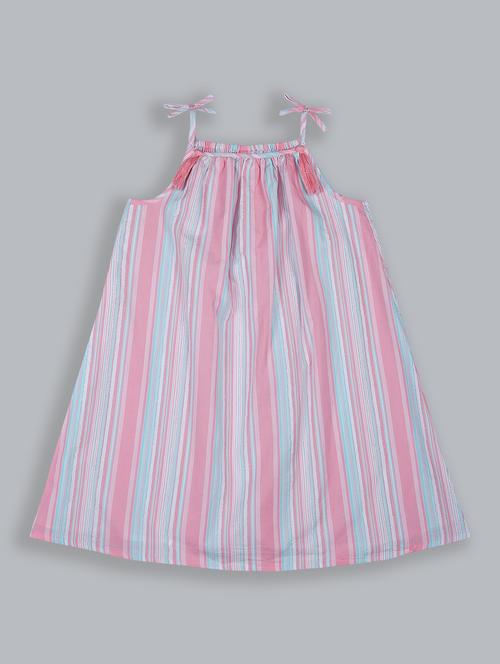 girls shoulder strap sleeveless frock - 19302492 - Standard Image - 0