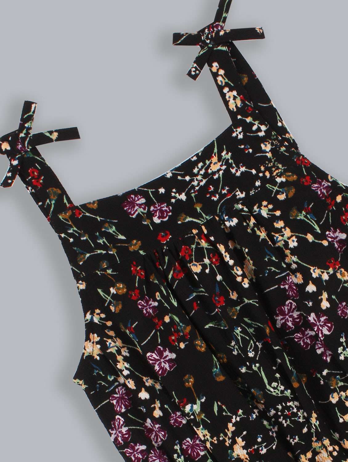 girls printed square neck twin set - 19302529 -  Standard Image - 5